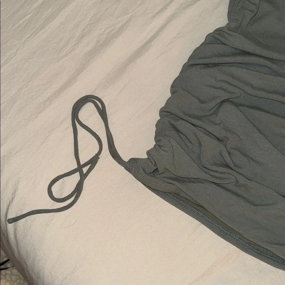 Reposhing- hello Molly ribbed tie side tank dress - Picture 2 of 6